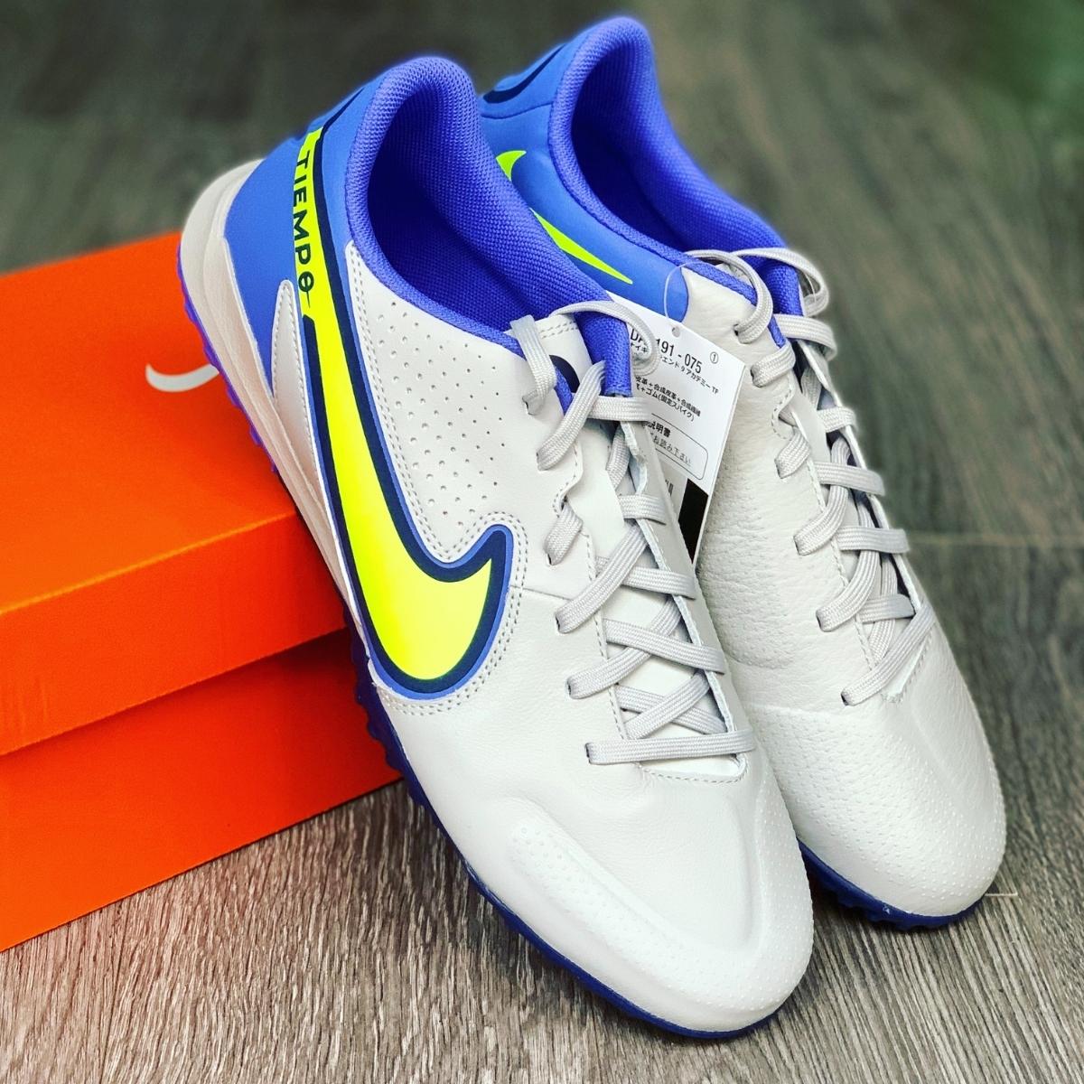 Giày đá bóng Nike Tiempo Legend 9 Academy TF Recharge - Xám/Tím - DA1191-075